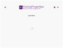 Tablet Screenshot of kissingfingertips.com